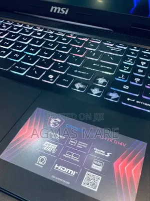 New Laptop MSI Crosshair 15 16GB Intel Core I7 SSD 1T