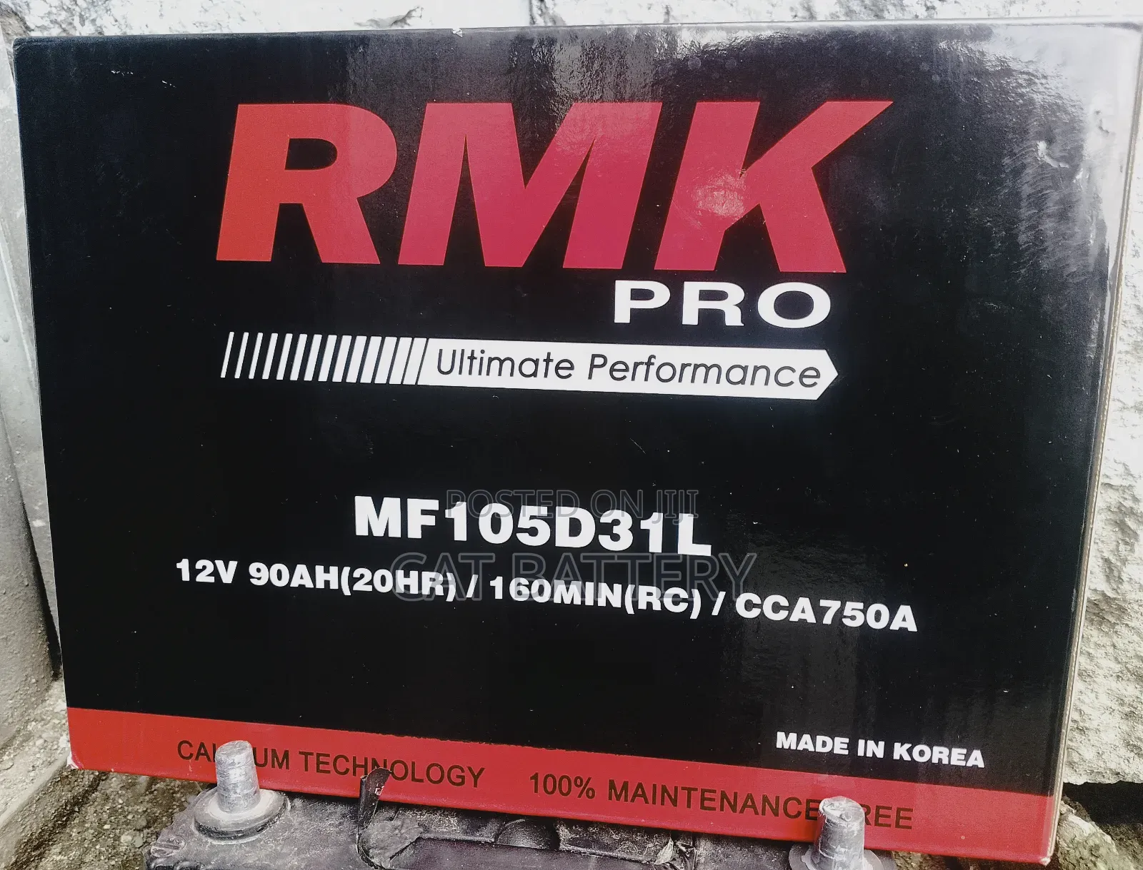RMK Pro Car Battery