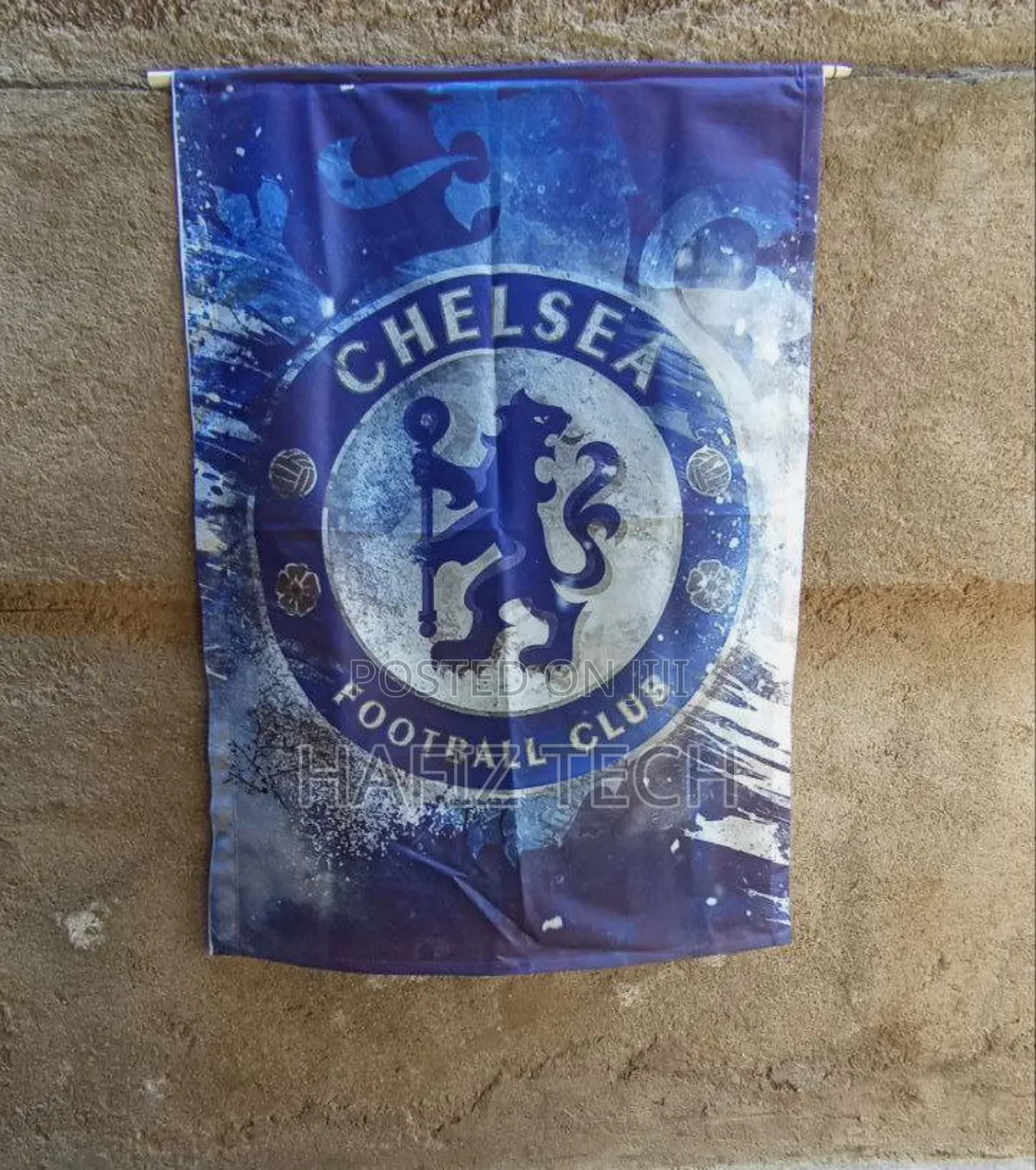 Man City and Chelsea Flags