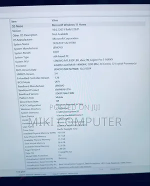 New Laptop Lenovo Legion 5 16GB Intel Core I9 SSD 1T