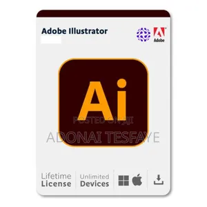 Photo - Adobe Illustrator 2025 (Full Life Time Licence) Mac Win
