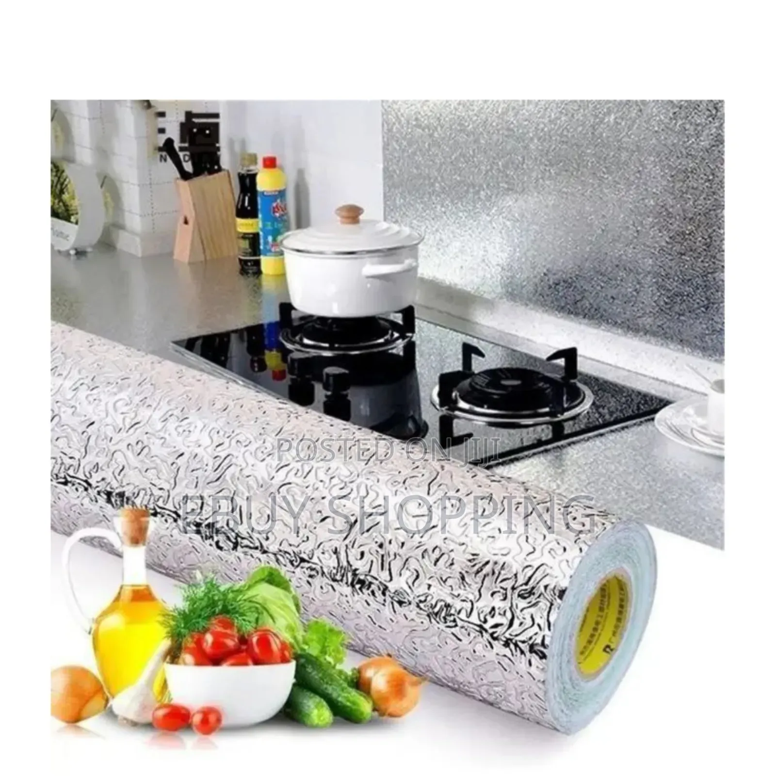 Peel-and-Stick Kitchen Backsplash and Cabinet Cover