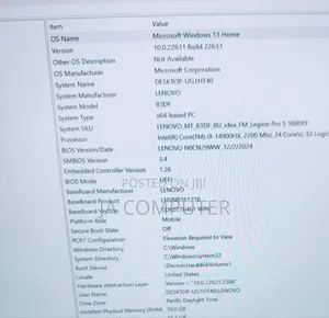 New Laptop Lenovo Legion 5 16GB Intel Core I9 SSD 1T