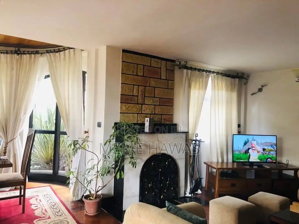 Furnished 4bdrm House in Ayat Real Estate, Yeka for rent