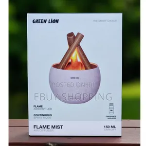 Photo - Eco-Friendly Flame Effect Diffuser for Home Office | 10m2 Coverage