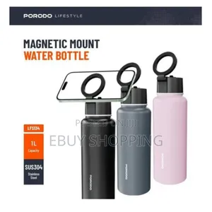 Vacuum Insulated Magnetic Water Bottle - Porodo 1l