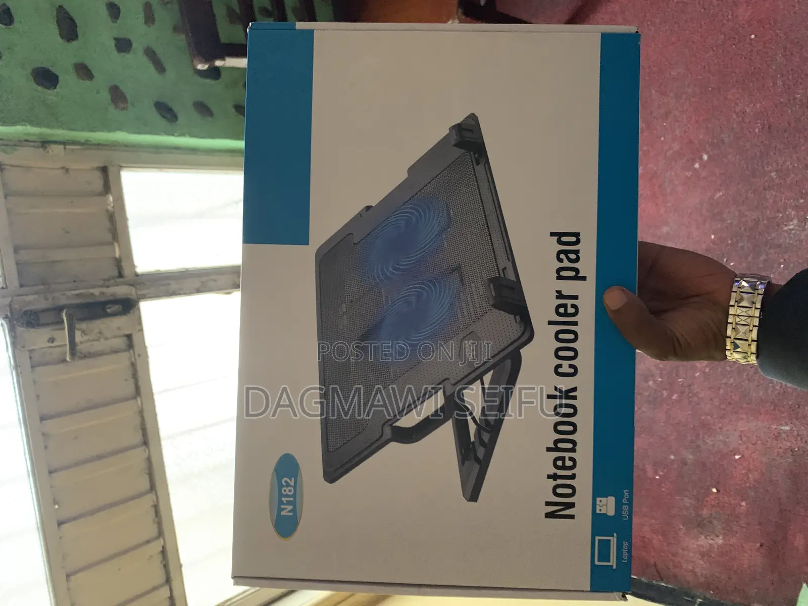 Notebook Laptop Cooling Pad Stand With Fans