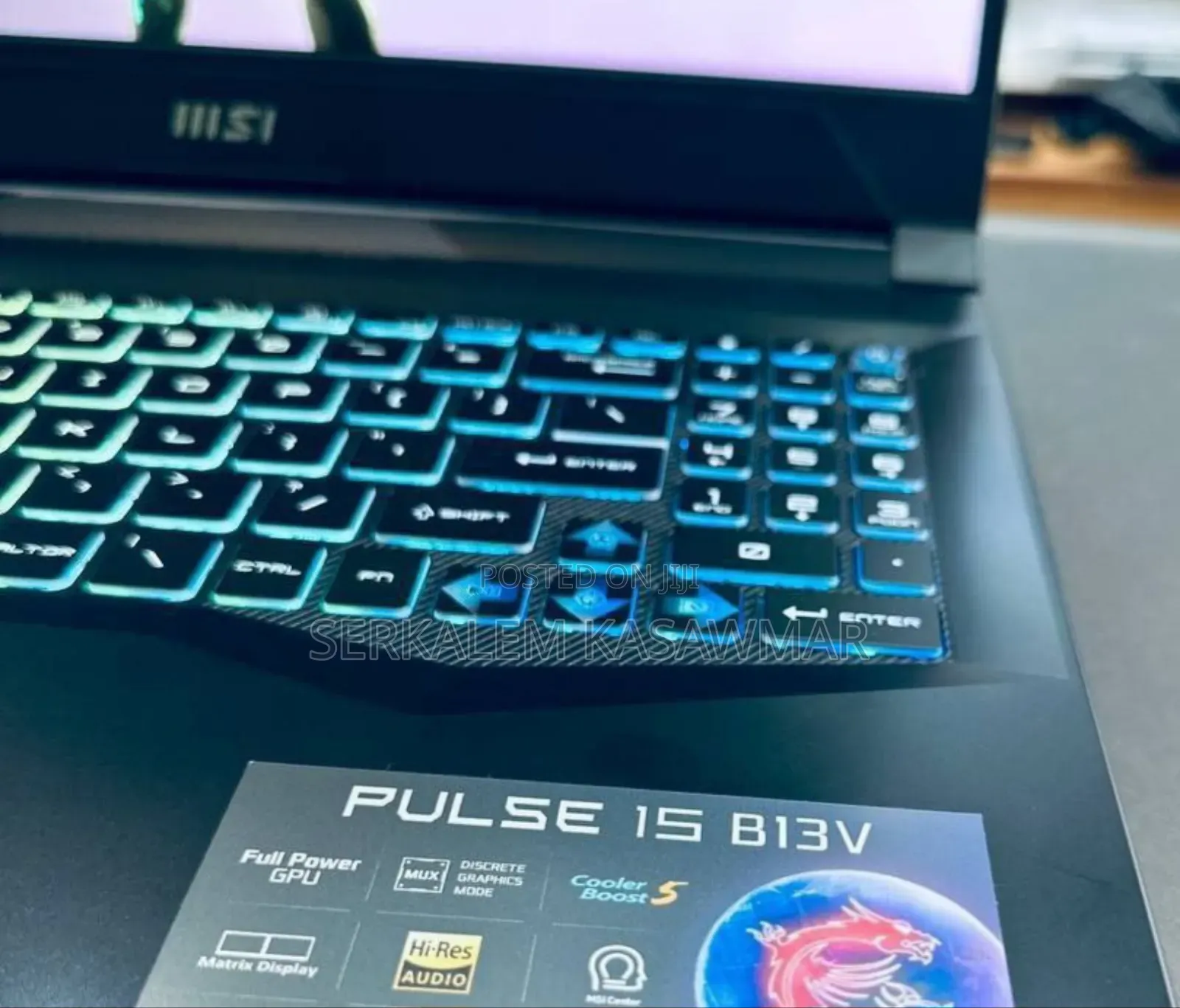 New Laptop MSI Pulse GL66 16GB Intel Core I7 SSD 1T
