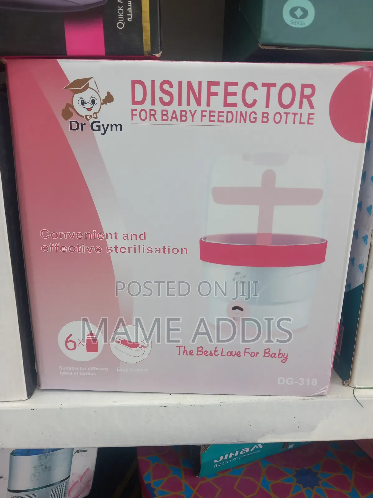 Electric Steam Sterilizer Disinfector Baby Feeding Bottle