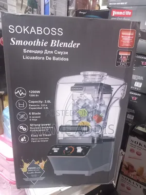 Photo - Sokaboss Smoothie Blender A Kitchen Appliance Designed For Making