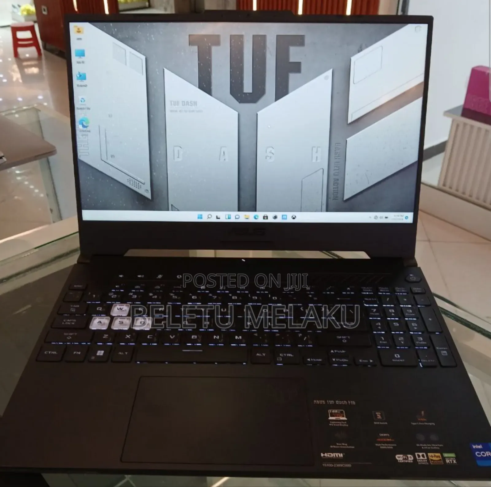 New Laptop Asus TUF Dash F15 16GB Intel Core I7 SSD 512GB