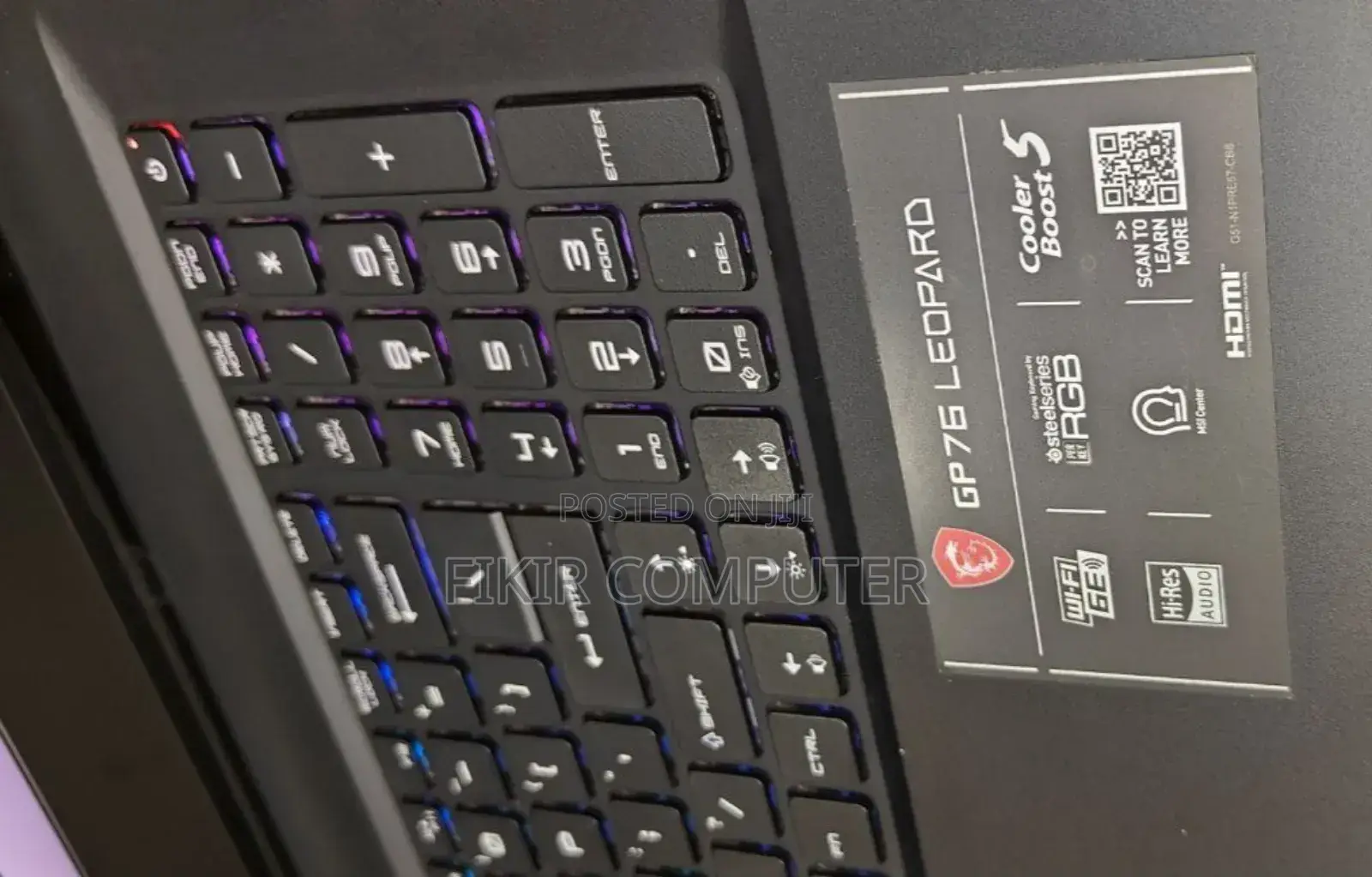 New Laptop MSI GP75 Leopard 16GB Intel Core I7 SSD 1T