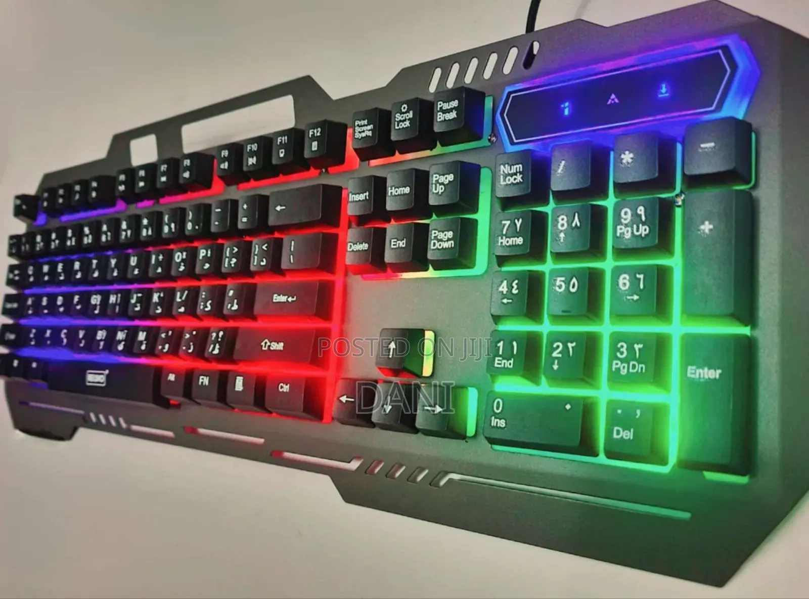 Gaming Keyboard + Mouse Pad