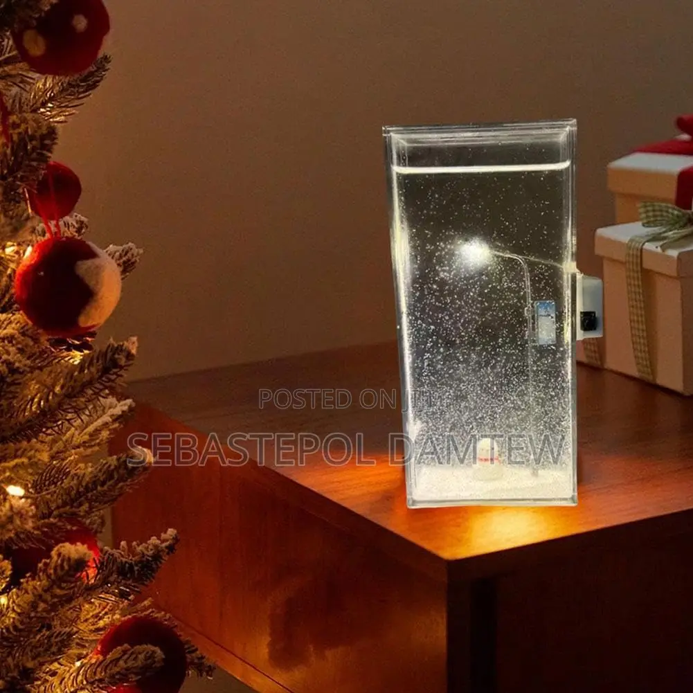 Decorative Snowfall Lamp – Led Streetlight Style Table Decor