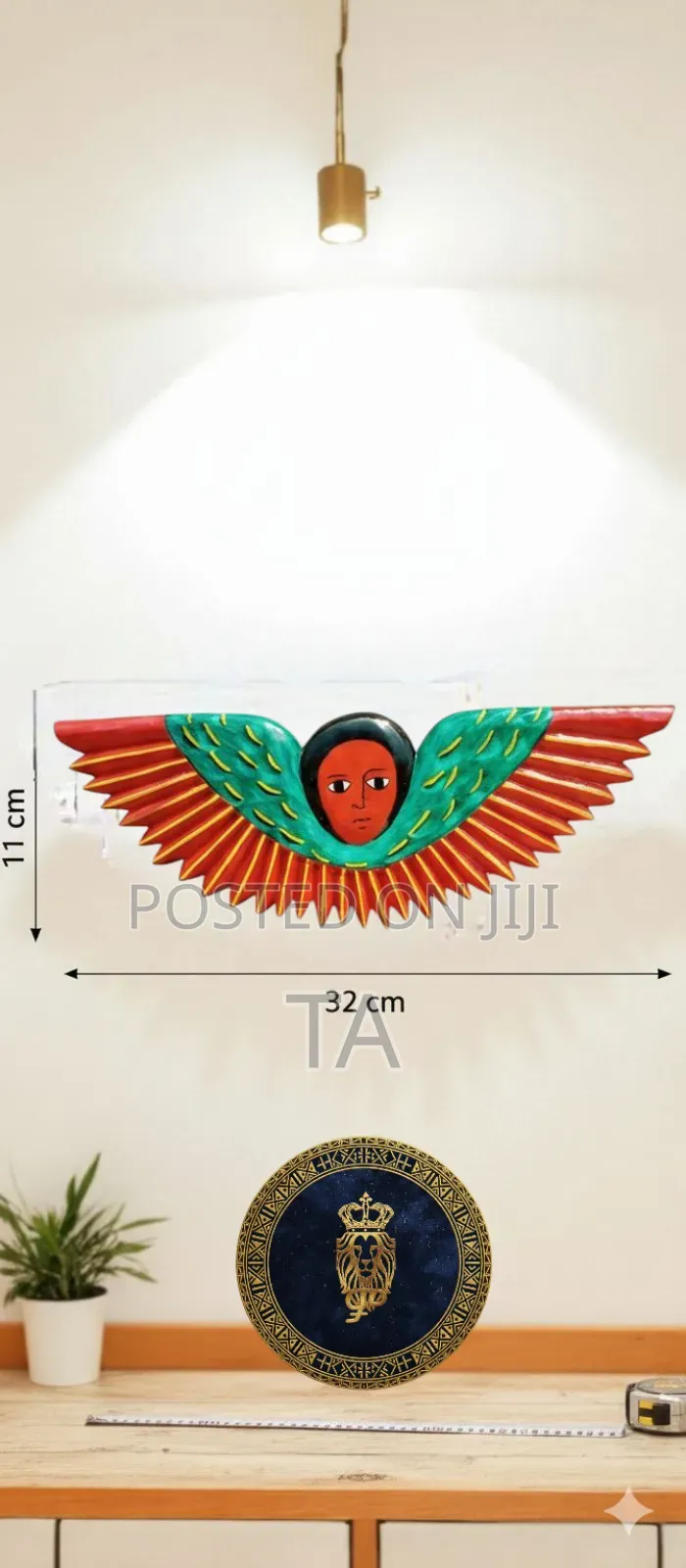 Wooden Angel Painting