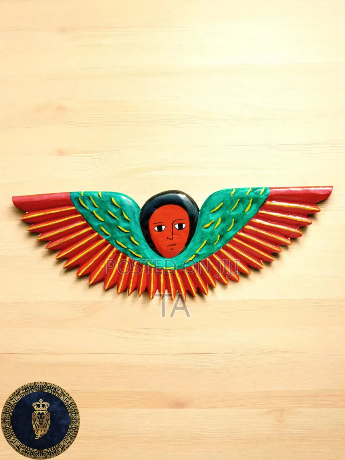 Wooden Angel Painting