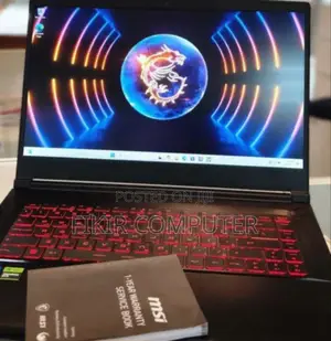 New Laptop MSI GF63 16GB Intel Core I5 SSD 512GB
