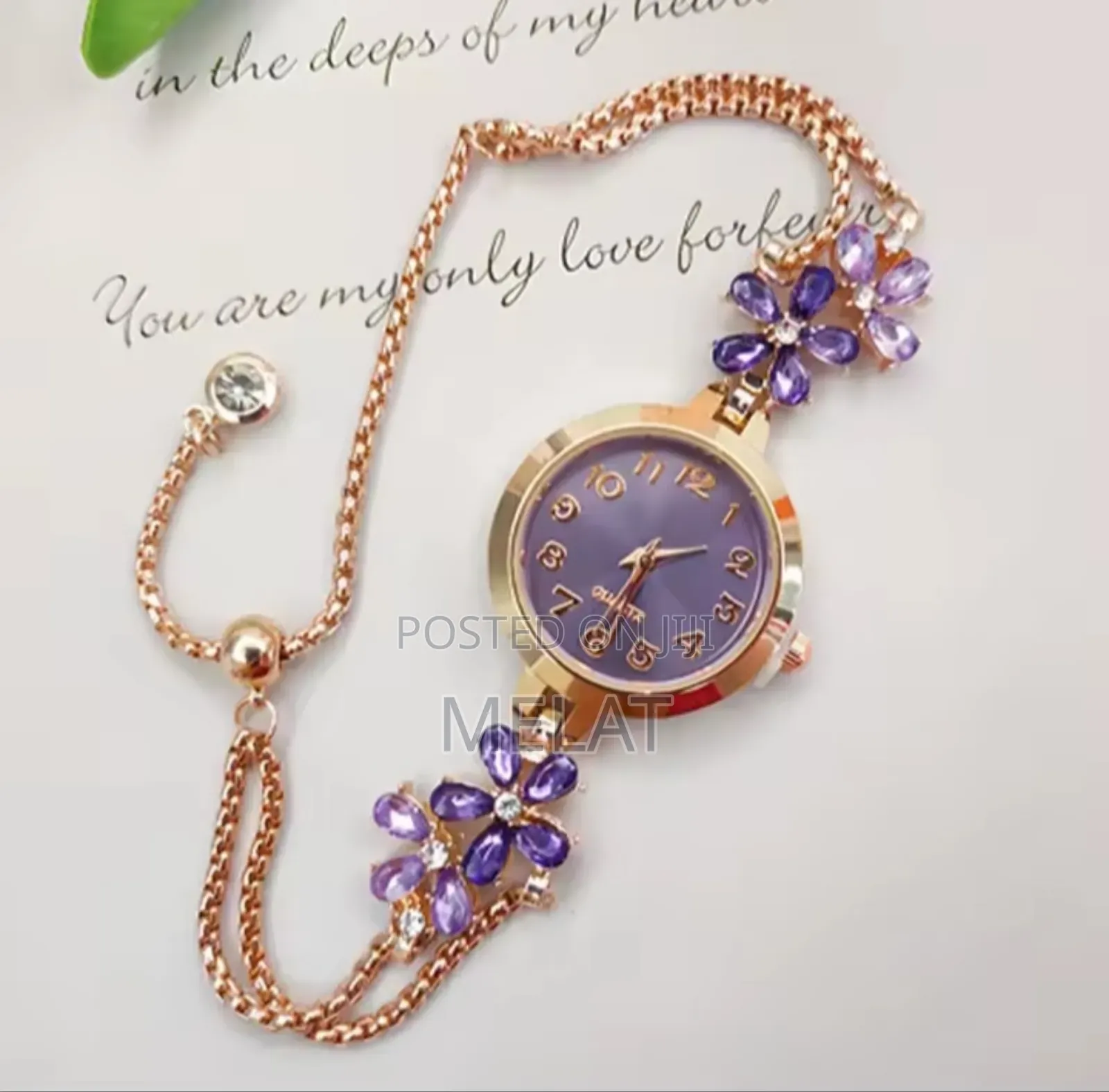 Flower Shaped Woman's Watch