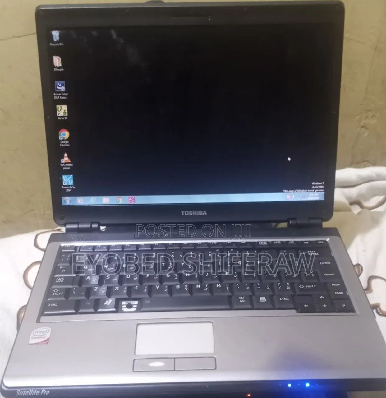 Laptop Toshiba 2GB Intel Core 2 Duo HDD 250GB