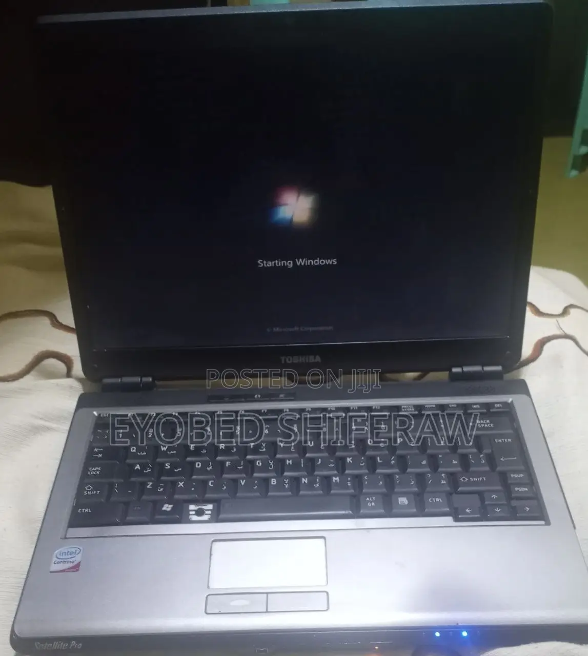 Laptop Toshiba 2GB Intel Core 2 Duo HDD 250GB