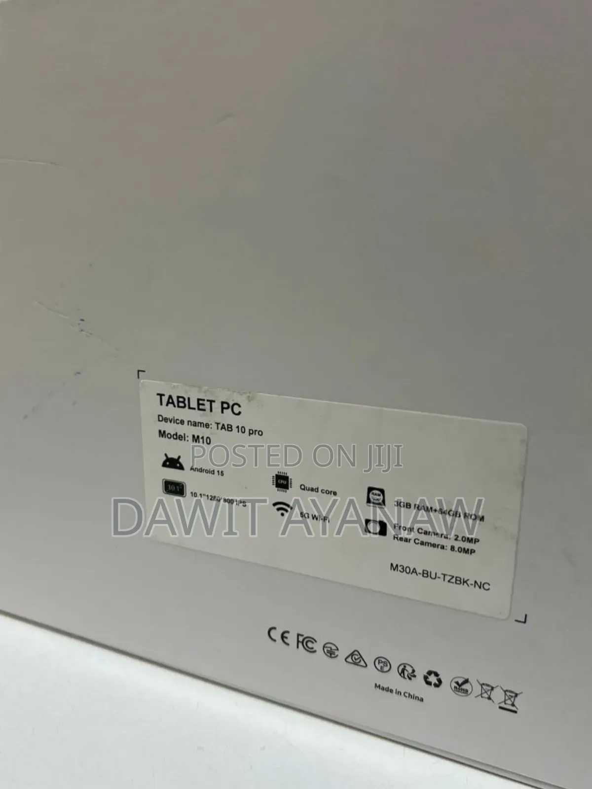 New Lenovo Tab M10 64 GB Silver