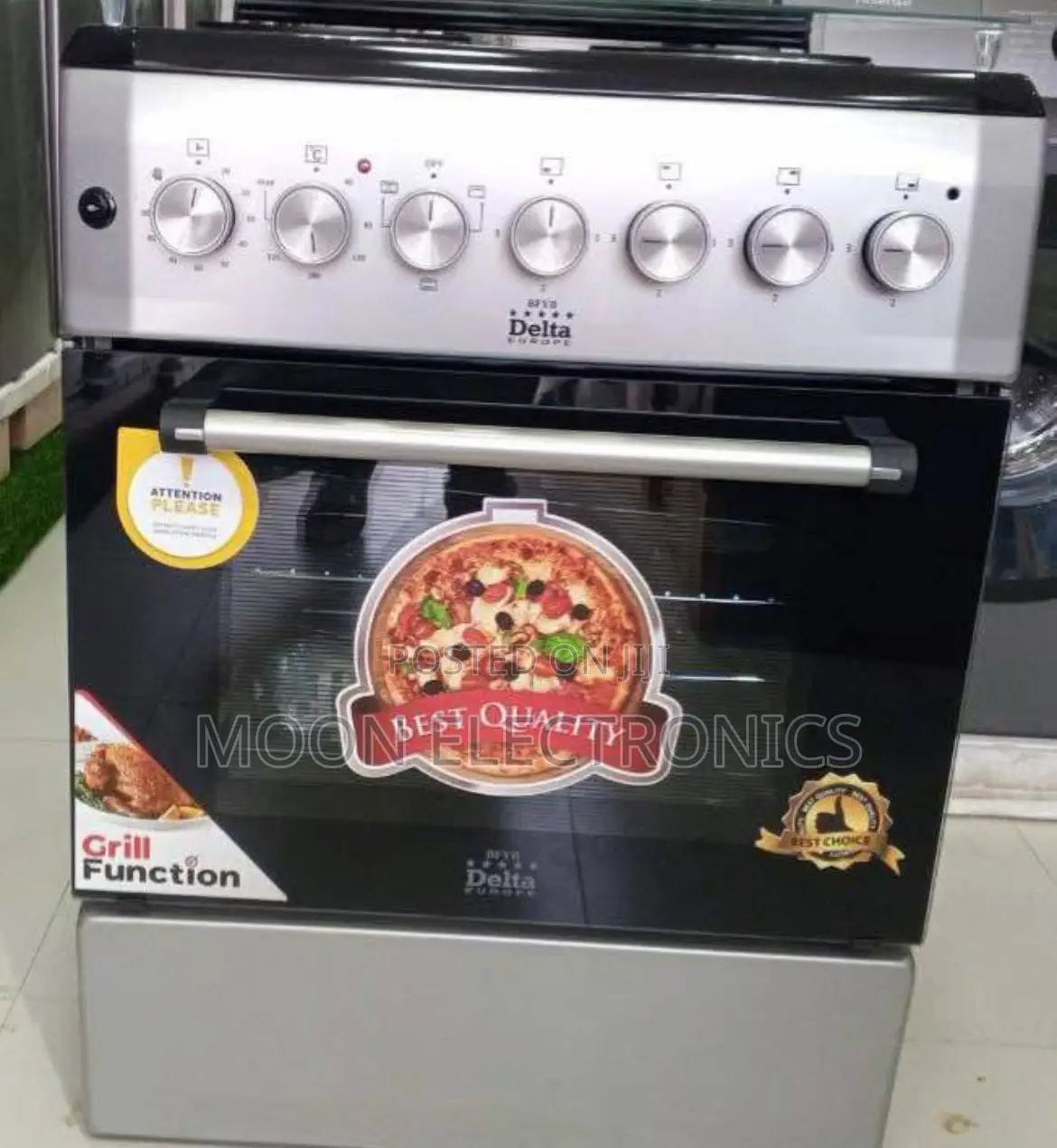 Delta 60×60 Freestanding Oven – Big Size, Full Options!