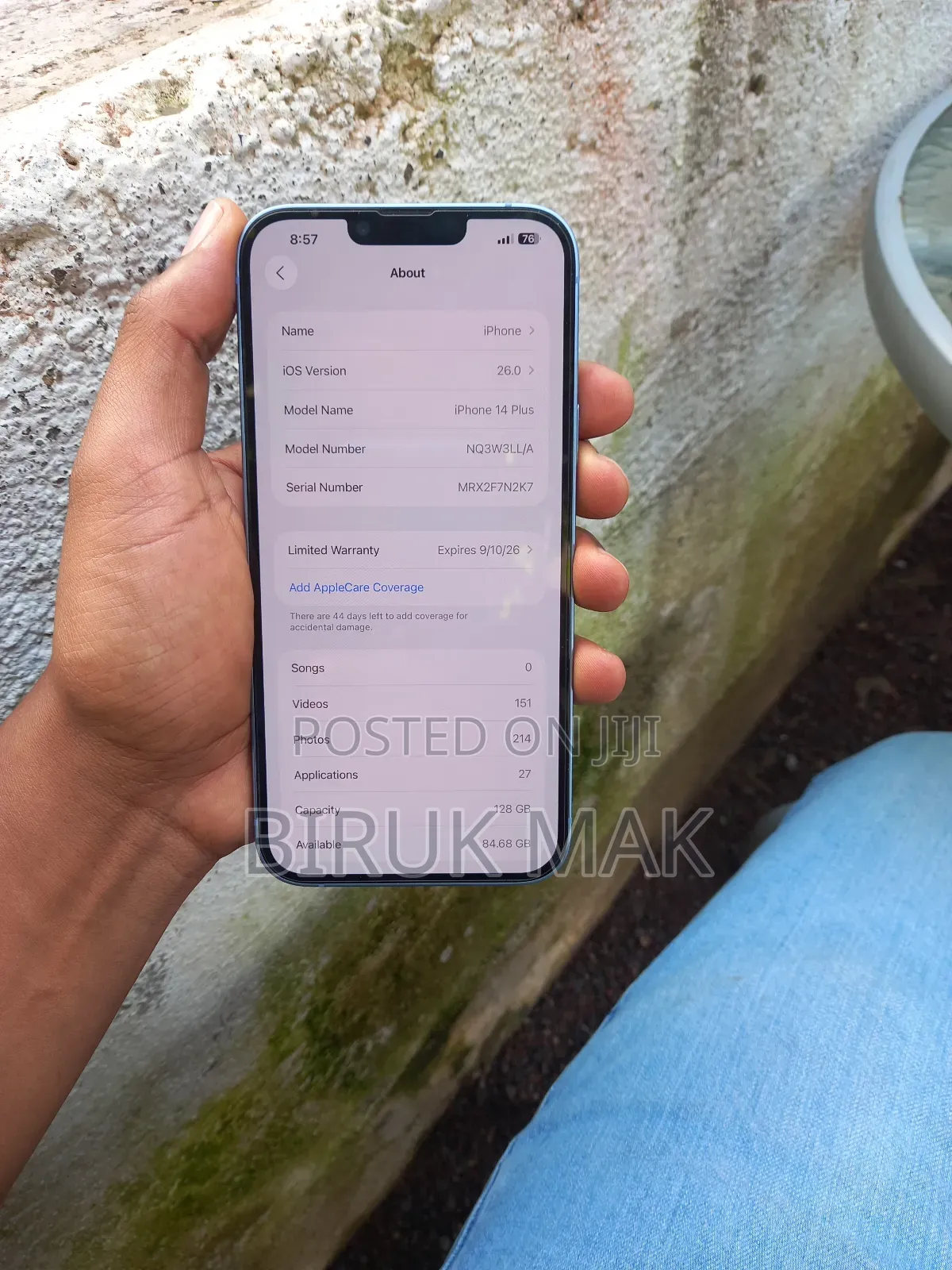 New Apple iPhone 14 Plus 128 GB Blue