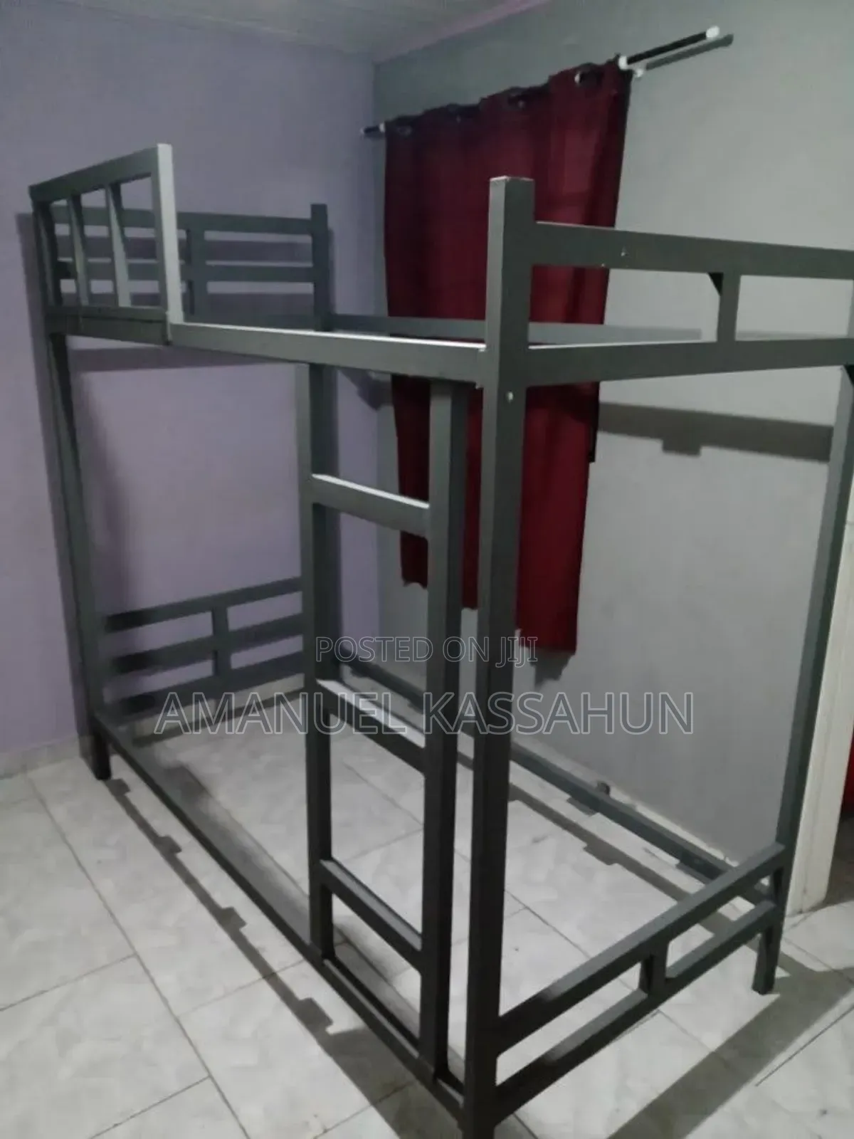 የብረት ተደራራቢ አልጋ