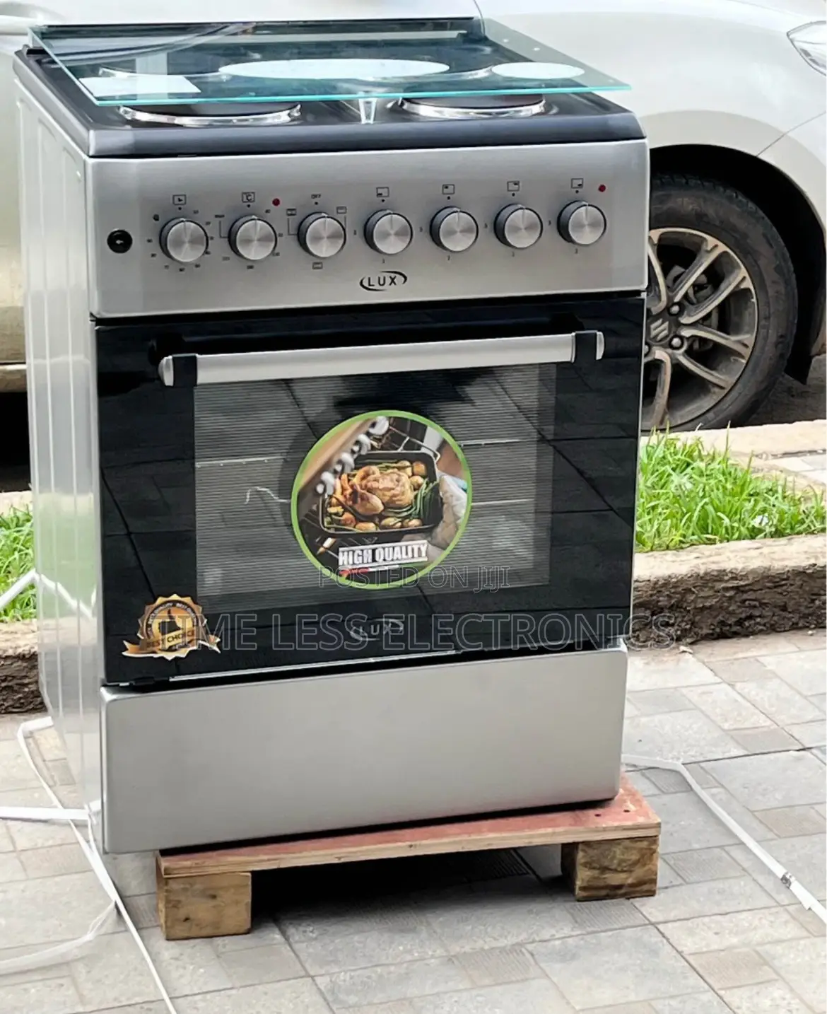 Lux 60×60 Oven – 2 Gas 2 Electric, Full Options!