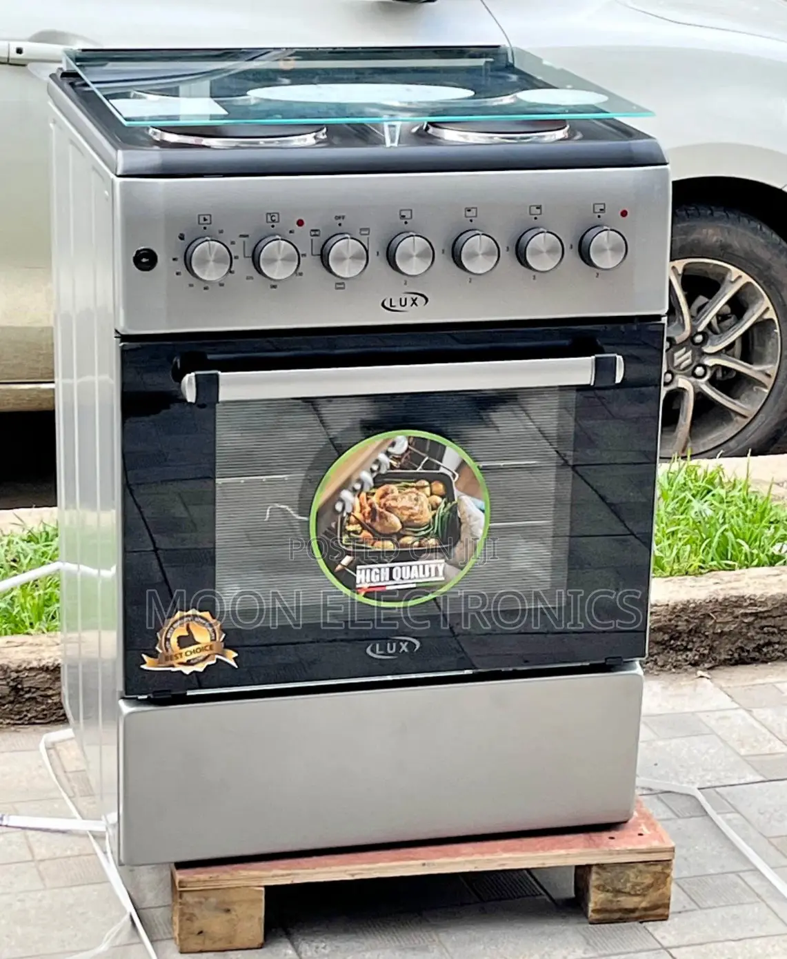 Lux 60×60 Oven – 2 Gas 2 Electric, Full Options!