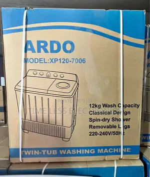Ardo 12 Kg Automatic Washing Machine – Reliable Efficient!