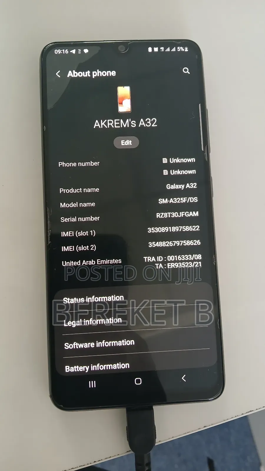Samsung Galaxy A32 128 GB Gray