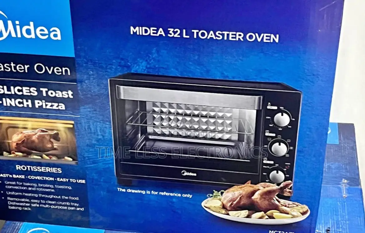 Midea 32 L Toaster Oven – Compact, Efficient Stylish!