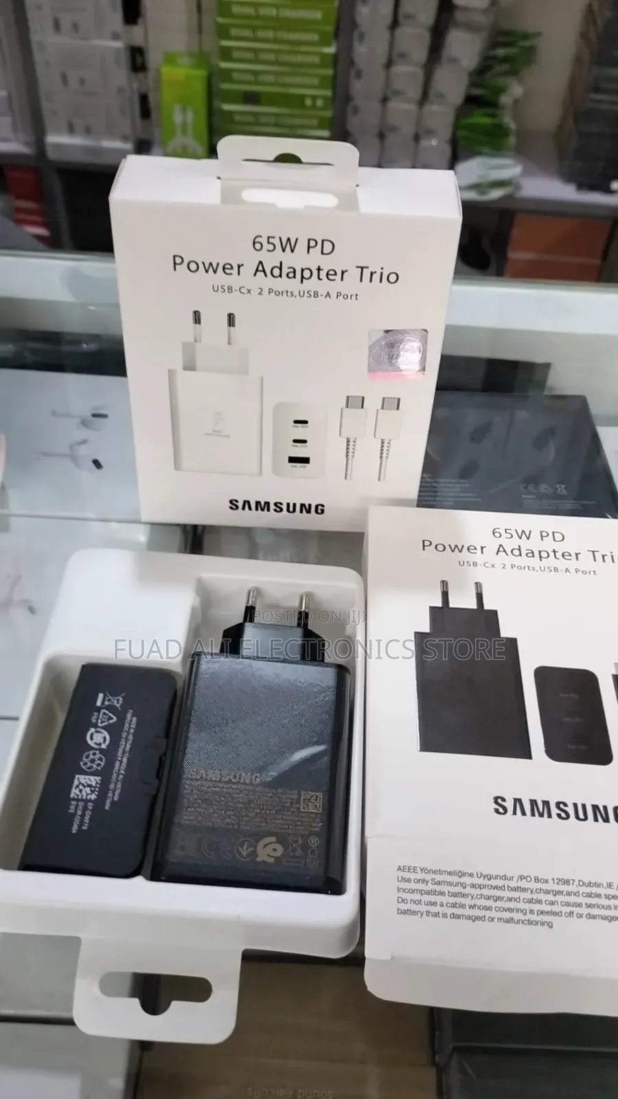 Original 65w Samsung Charger,Original Charger, ኦርጅናል ቻርጀር