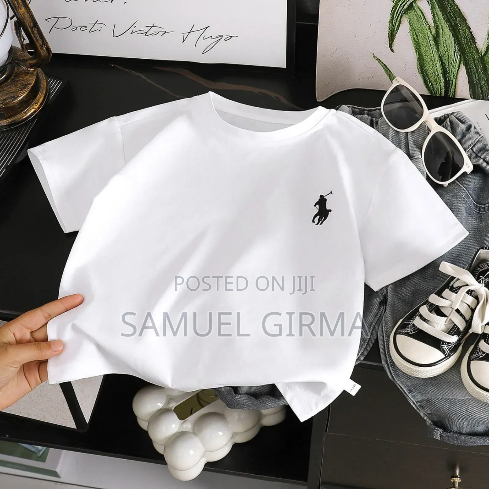 Mk- 0653 Toddlers Polo Ralph Lauren Tshirt Size: 1-7 Years