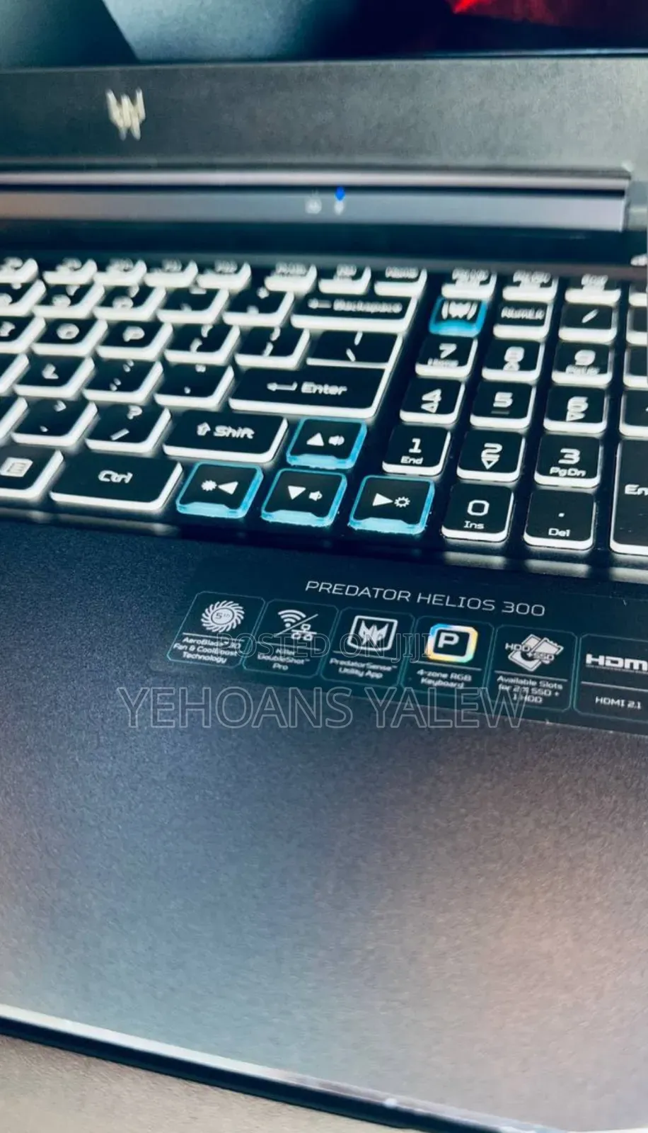 New Laptop Acer Predator Helios 18 PH18-71 16GB Intel Core i9 SSD 1T