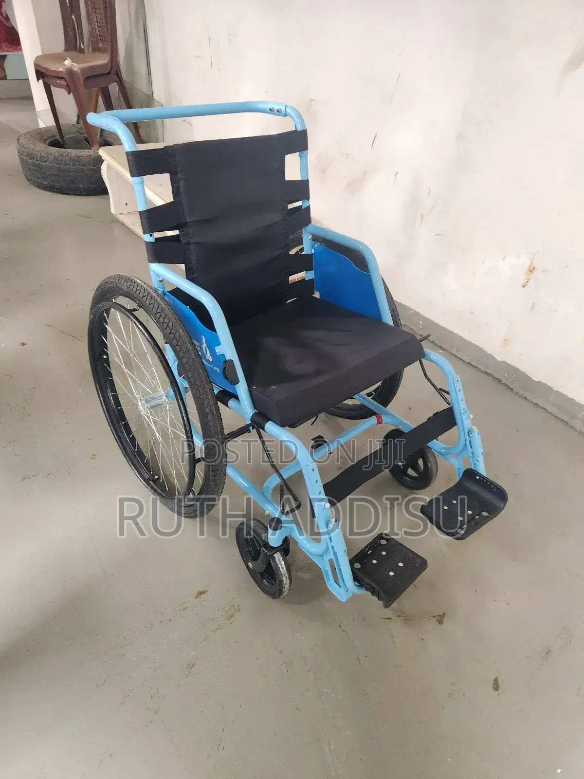 Wheelchair Heavy Duty Non Folding Home Wheelchair較少wheelchair Almunium