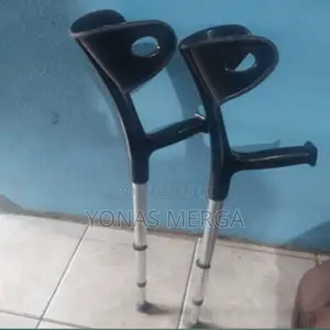 Photo - Crutches瓶0elbow Crutch Pair 932l-Mobility Aid for Support Stability
