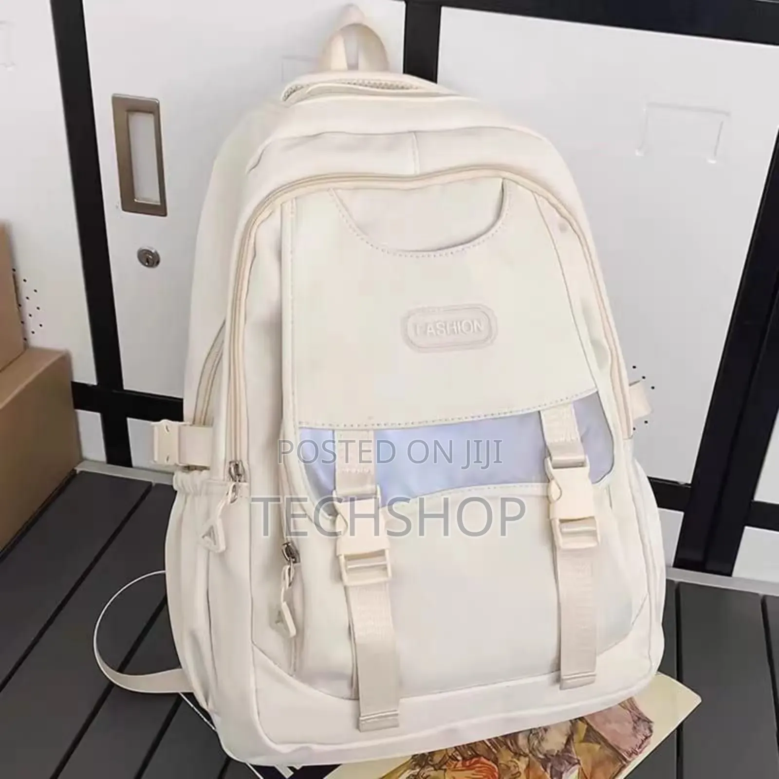 Men and Women Durable White Backpack