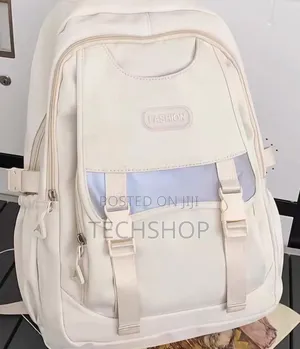 Men and Women Durable White Backpack