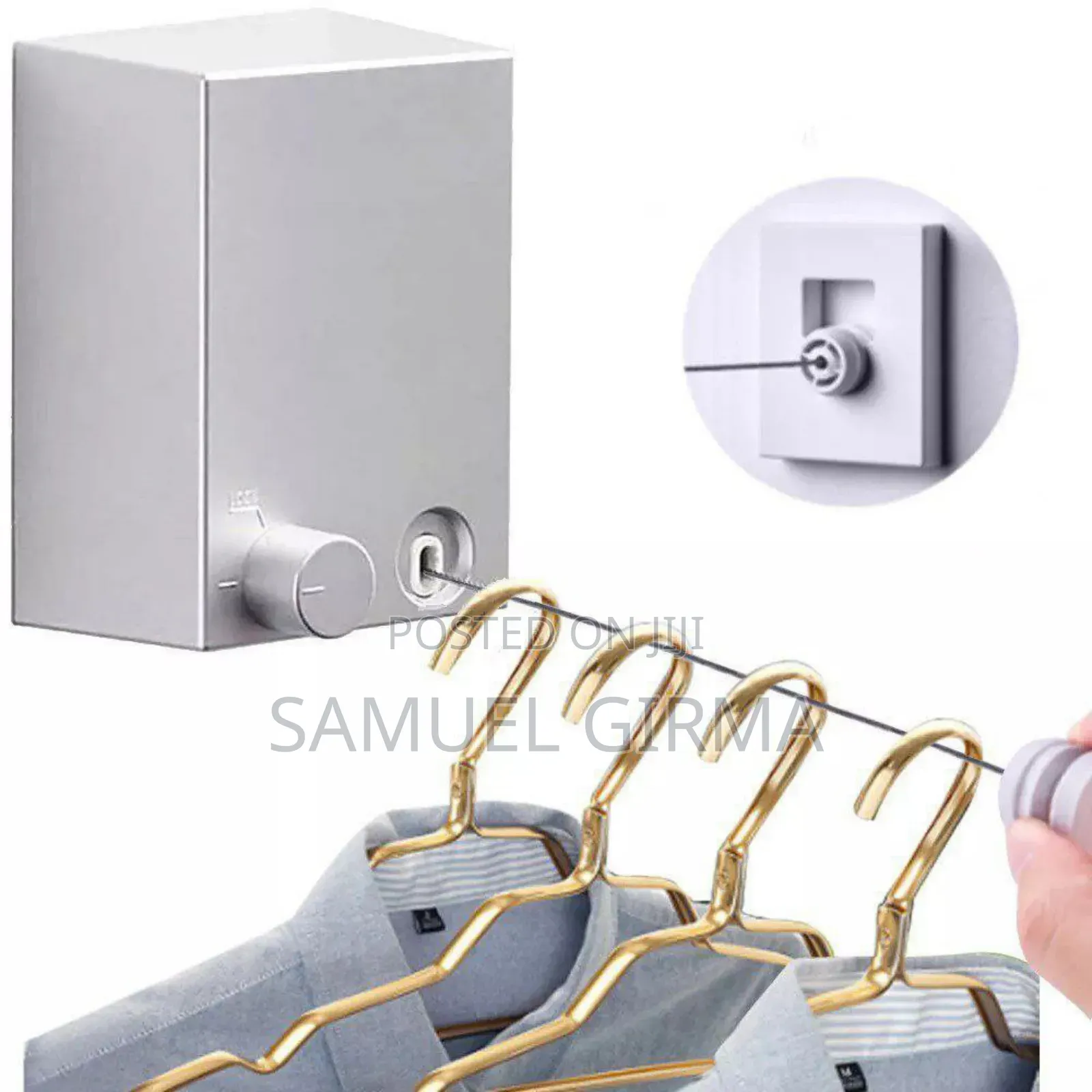  Retractable Clothesline Rope
በመጪው ክረምት የታጠቡ ልብስዎትን