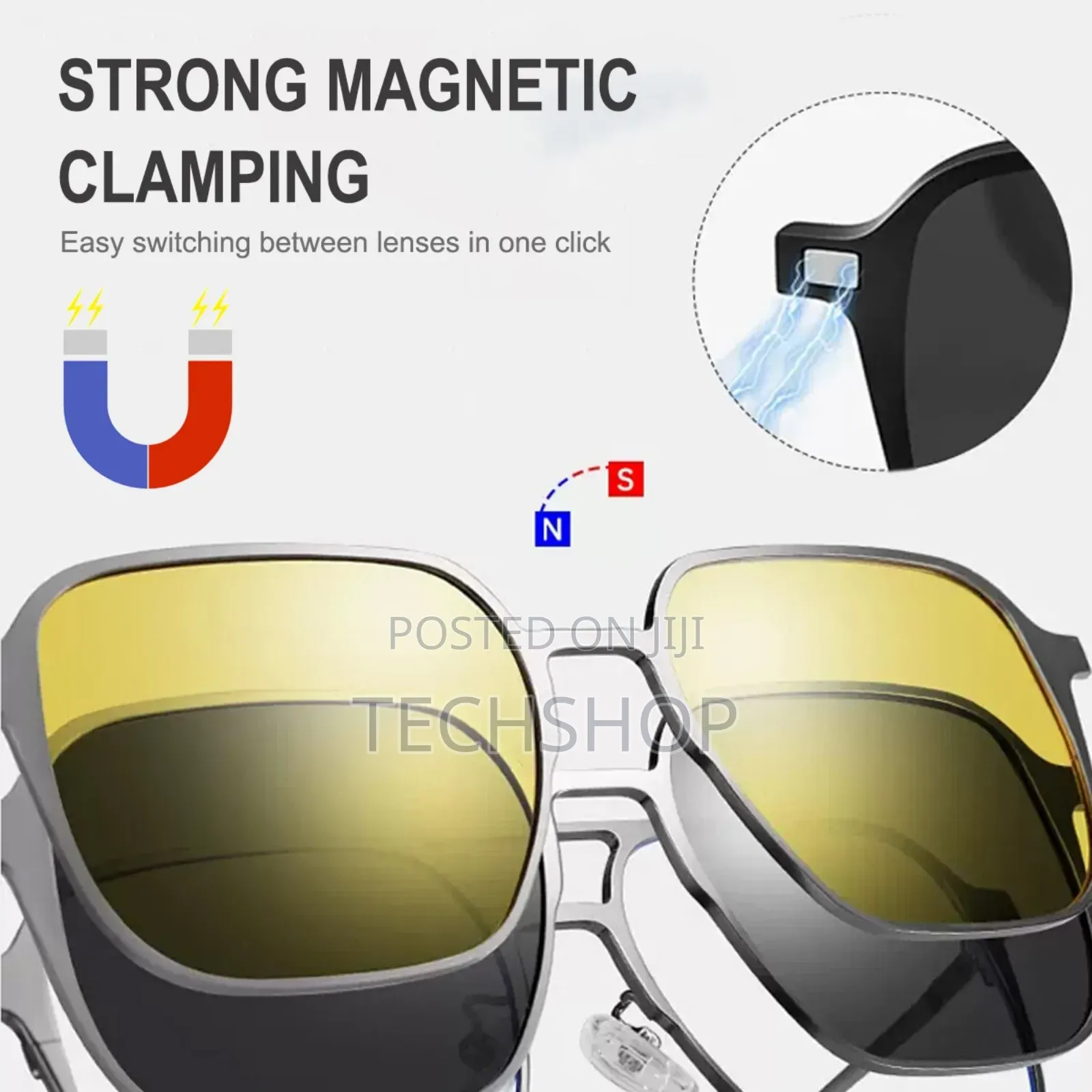 3 in 1 Magnetic Blue-Cut Glassess