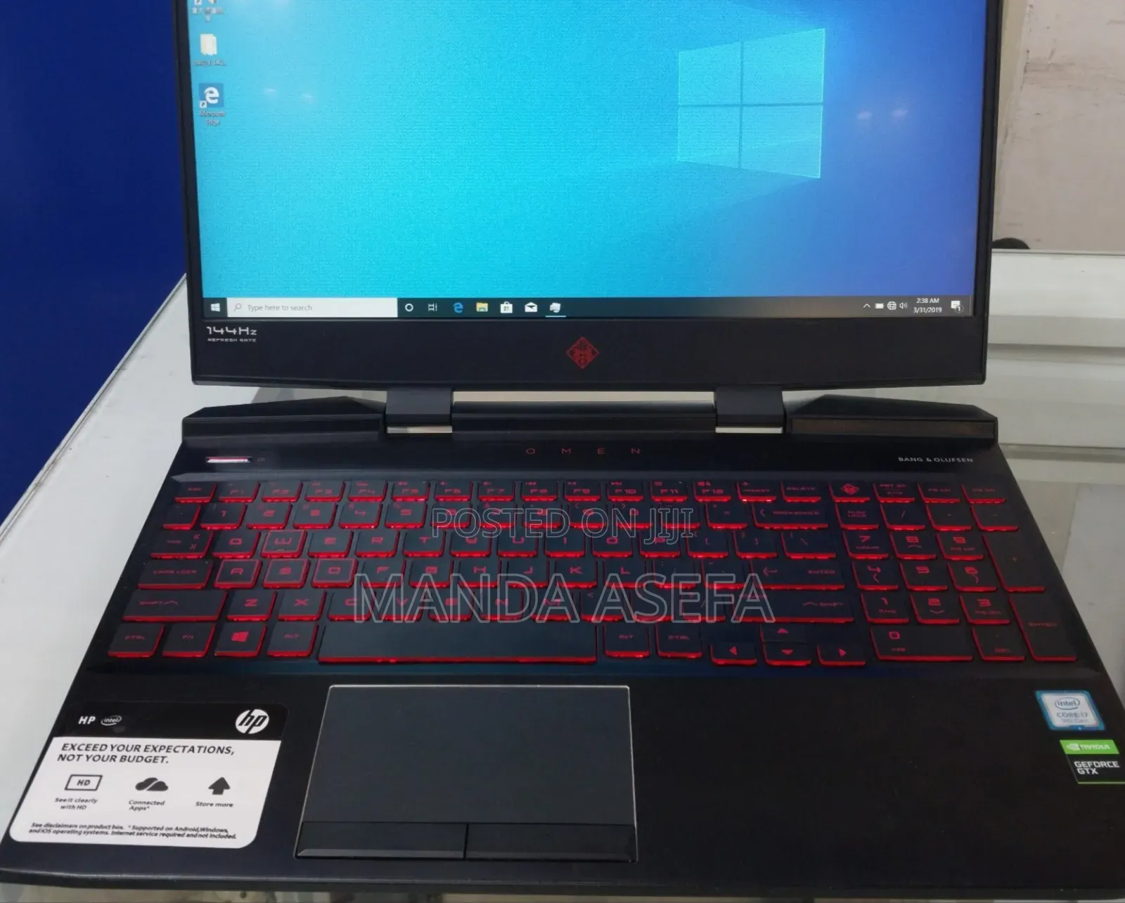 New Laptop HP Omen X 16GB Intel Core i7 SSD 512GB