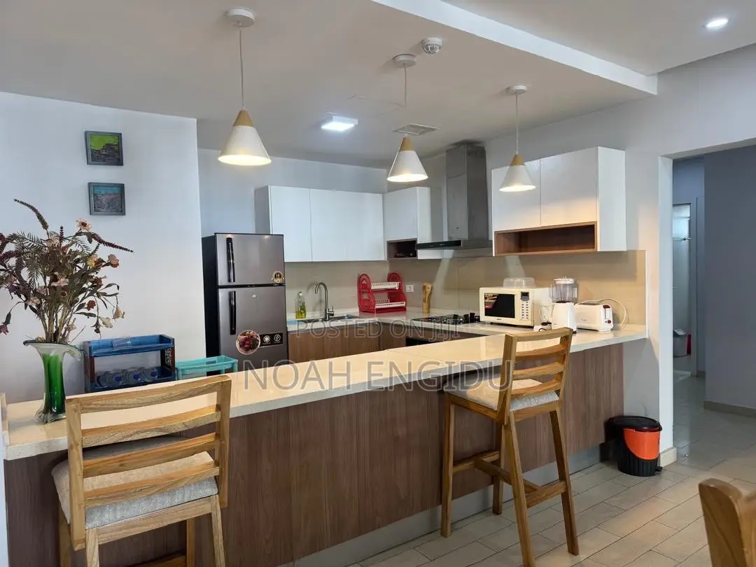 Furnished 3bdrm Apartment in Sacuur Real Estate, Kirkos for rent