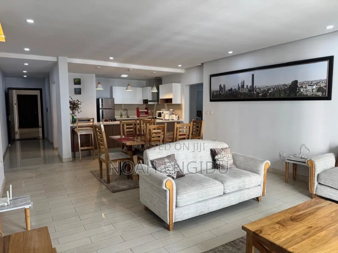 Furnished 3bdrm Apartment in Sacuur Real Estate, Kirkos for rent