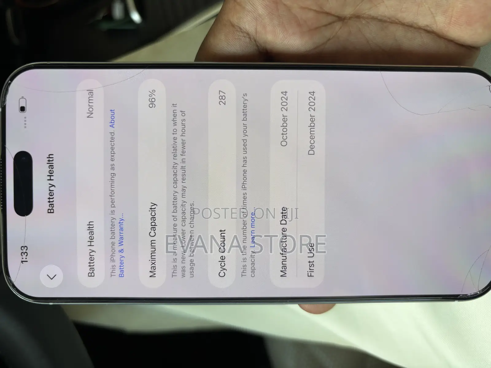 New Apple iPhone 16 Pro Max 256 GB White