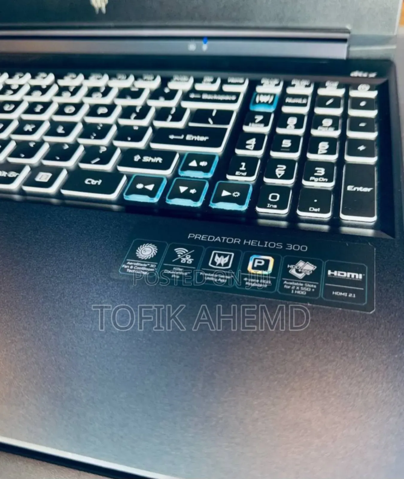 New Laptop Acer Predator Helios 18 PH18-71 16GB Intel Core I9 SSD 160GB