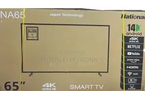 National 65” Smart Android Tv – Big Screen, Big Entertainment!