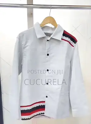 Photo - Inspired Hand-Woven Cotton Button-Up Shirt