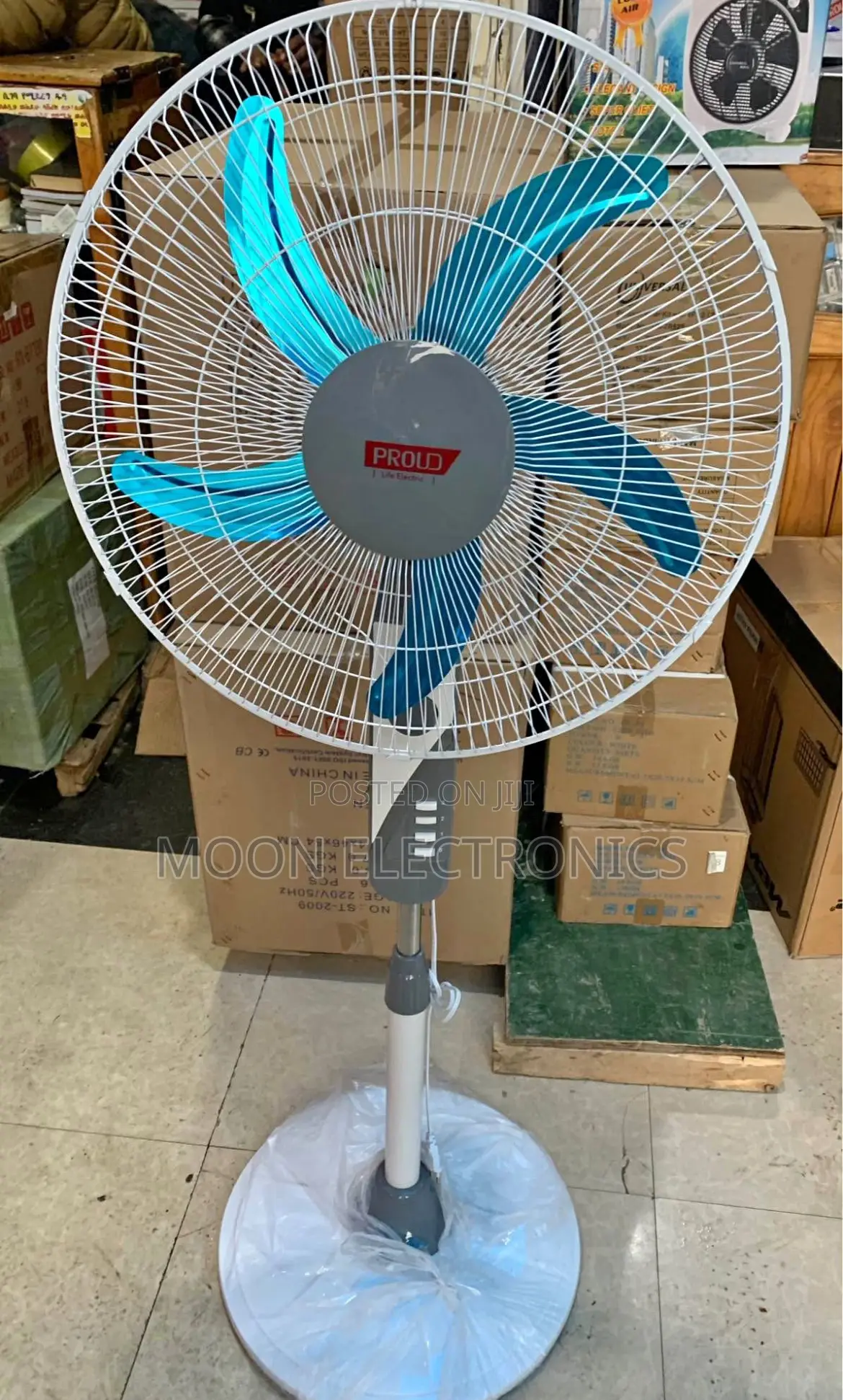 Proud Stand Fan – Strong Airflow, Cool Comfort!